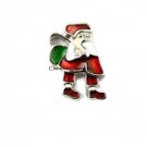 Floating Charm For Glass Memory Lockets Santa Claus With Bag Christmas Holiday