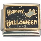 9mm Italian Charm Happy Halloween Ghost Glitter Stainless Steel Modular Link