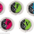 Initial Folding Purse Bag Hanger Hook Hang Em High Choose E F G V