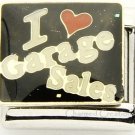9mm Italian Charm I Love Garage Sales Red Heart Stainless Steel Modular Link
