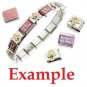 Taking Blood Thinners Medical Alert Super Link 9mm Italian Charm With Gold Trim