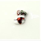 10pc Lot Red Christmas Stocking Holiday Decoration For Floating Charm Lockets