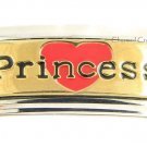 Princess Gold Tone Superlink 9mm Italian Charm Modular Stainless Steel Link