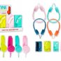 Pop Tune Foldable Headphones Adjustable Headband Mic Connects To Your Smartphone