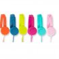 Pop Tune Foldable Headphones Adjustable Headband Mic Connects To Your Smartphone