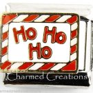 Ho Ho Ho Santa Claus Christmas Candy Cane 9mm Italian Charm Modular Link