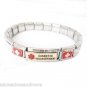 Allergic To NSAIDS Arthritis Caduceus Medical Alert 9mm Italian Charm Superlink