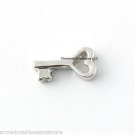 Key To My Heart Skeleton Floating Charm For Glass Memory Locket Necklaces