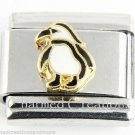 Arctic Emperor Penguin 9mm Italian Charm Stainless Steel Modular Link