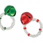 Wine Glass Jingle Bell Christmas Charms Festive Christmas Cocktail Drink Marker