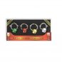 Wine Glass Jingle Bell Christmas Charms Festive Christmas Cocktail Drink Marker