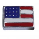 US American Flag Military Troops Floating Charm For Living Memory Glass Lockets