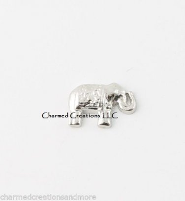Elephant Zoo Animal Floating Charm For Our Glass Memory Locket Necklaces