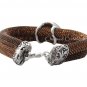 Shimmering Copper Mesh Single Interchangeable Snap Bracelet 18mm
