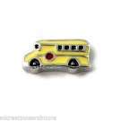 School Bus Driver Teacher Floating Charm For Glass Memory Locket Necklaces