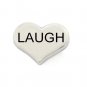Heart Laugh Floating Charm For Our Glass Memory Locket Necklace And Bracelets