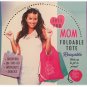 Best Mom Ever Reusable Foldable Tote Rolls Up To Fit In Purse Mother's Day Gift