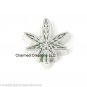 Pot Leaf Marijuana Hemp Floating Charm For Glass Memory Locket