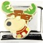 9mm Italian Charm Stainless Modular Link Christmas Rudolph The Red Nose Reindeer