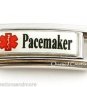 Pacemaker Heart Condition Caduceus Medical Alert ID 9mm Italian Charm Superlink