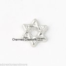 10pc Lot Jewish Star Of David Religious Floating Charm For Glass Memory Locket