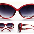 Red Interchangeable Snap Charm Sunglasses US SELLER For 18mm Button Charms