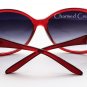 Red Interchangeable Snap Charm Sunglasses US SELLER For 18mm Button Charms