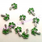 10pc Wholesale Lot Tropical Palm Tree Floating Charms For Glass Locket Necklace