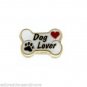 10pc Lot Dog Lover Bone Paw Print Floating Charm For Glass Memory Locket