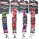 10pc Lot Zebra Rainbow Pink Cheetah Animal Print Lanyard Teacher Student Parent