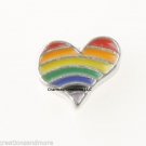 10pc Floating Charm Wholesale Lot Rainbow Heart Religious Love Gay Pride