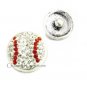 Rhinestone Baseball Interchangeable Snap Charm Team Sports #182