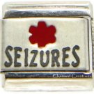 Seizures Medical Alert Link For 9mm Italian Charm Bracelets Epilepsy Epileptic