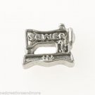 Silver Tone Old Fashioned Sewing Machine Floating Charm For Memory Locket