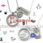 Black Circle Family Tree Of Life Circle Floating Charm For Glass Memory Lockets