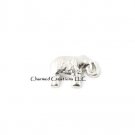 10pc Lot Silver Tone Elephant Zoo Animal Floating Charm For Glass Memory Lockets
