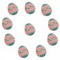 10pc Lot Pink And Blue Easter Egg Floating Charm For Memory Locket Necklaces
