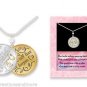 2 Tone Cut Out Mother Where All Love Begins Circle Disk Boxed Mother's Day Gift