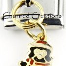 Christmas Emperor Penguin 9mm Italian Charm Stainless Steel Modular Dangle Link