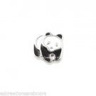 10pc Lot Black & White Panda Bear Zoo Floating Charm For Memory Locket Necklace