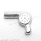 Salon Blow Dryer Stylist Floating Charm For Our Glass Memory Locket Necklaces