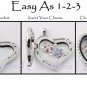 Pink Ribbon Breast Cancer Awareness Floating Charm Locket Bracelet Fearless