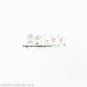 10pc Silver Tone FAITH Script Religious Floating Charm For Glass Memory Locket