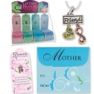 Giftable Treasures Tri Charm Necklace You Choose Sister Mother Friends Daughter