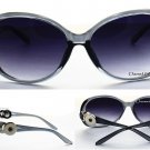 Grey Interchangeable Snap Charm Sunglasses Fits 18mm Charms US SELLER