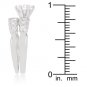 Cathedral Style Graduated 2pc Wedding Ring Engagement Set 2ct Cubic Zirconia