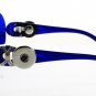 Blue Interchangeable 18mm Snap Charm Sunglasses US SELLER