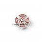 10pc Lot Fire Fighter Badge Emblem Occupation Floating Charm For Glass Lockets