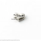 Heart Husband Love Floating Charm For Our Glass Memory Locket Necklaces