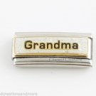 Grandma Glitter Superlink 9mm Italian Charm Modular Stainless Steel Link